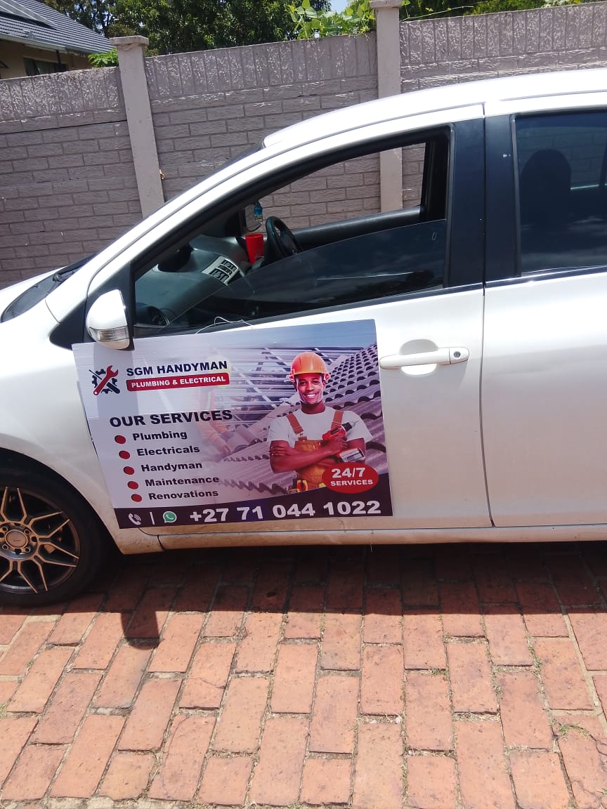 Branded service vehicle on call
